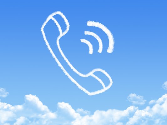 8X8 extension dialing voip service cloud communication phone in the sky clouds blue sky